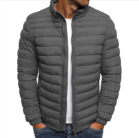 Men's Coldproof Padded Jacket – Outdoor Zipper Coat