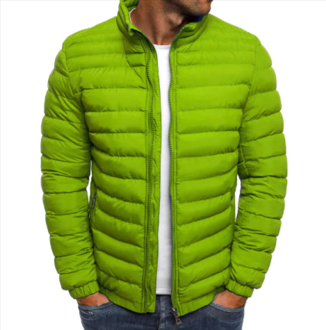 Men's Coldproof Padded Jacket – Outdoor Zipper Coat