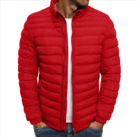 Men's Coldproof Padded Jacket – Outdoor Zipper Coat