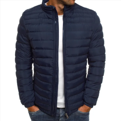 Men's Coldproof Padded Jacket – Outdoor Zipper Coat